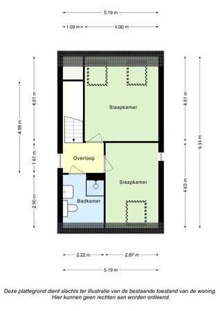 Plattegrond - Tenelenweg 176A, 6367 VZ Voerendaal - Tenelenweg 176 A Voerendaal - 2e Verdieping 2D.jpg